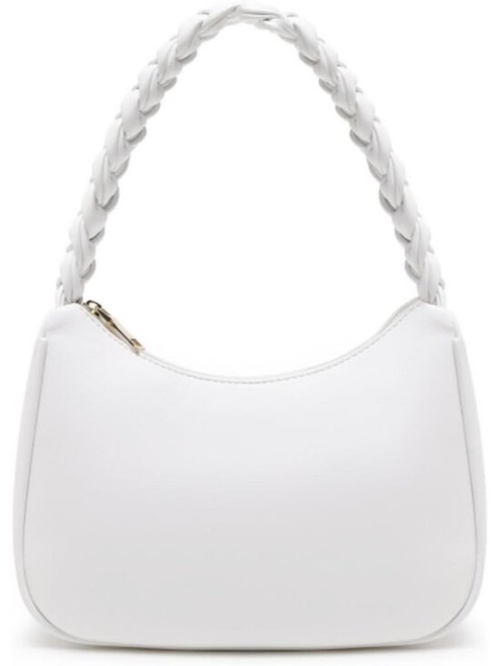 Handbags - 〽️Women's White Cute Hobo Mini Clutch Purse Zipper Closure Shoulder Tote Handbag